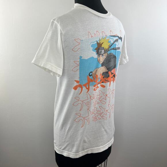 NARUTO Shippuden Collection KAKASHI Graphic Tee Shirt White Anime Shonen Manga S - Picture 3 of 5